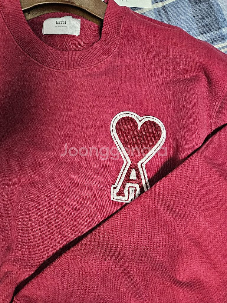 아미 하트 로고 맨투맨 xl--1