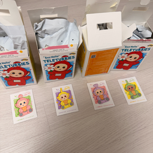 (박스개봉) 팝마트 텔레토비 토스트 4개 일괄 판매해요 !