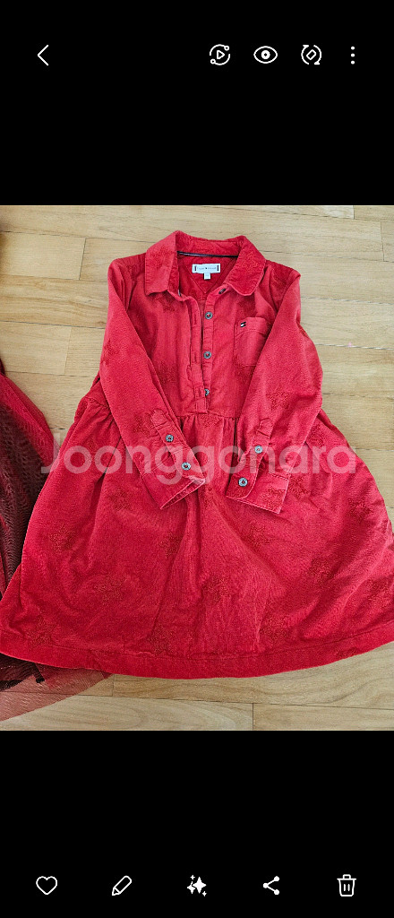 정품 타미원피스, 타미 니트 일괄 100사이즈--1