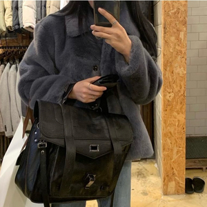 페이크 퍼 자켓 아우터 밍크