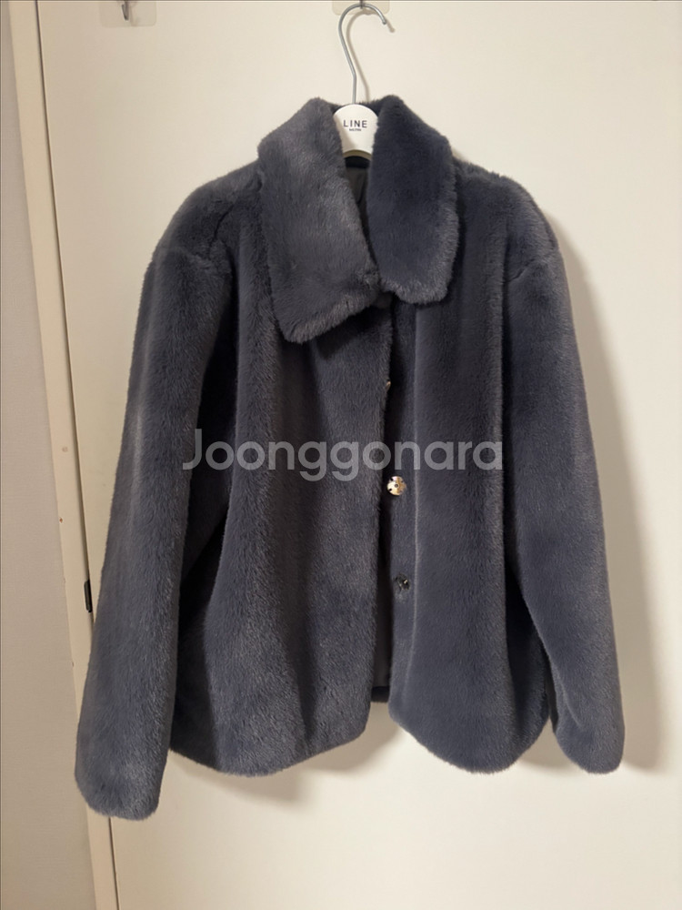 페이크 퍼 자켓 아우터 밍크--3