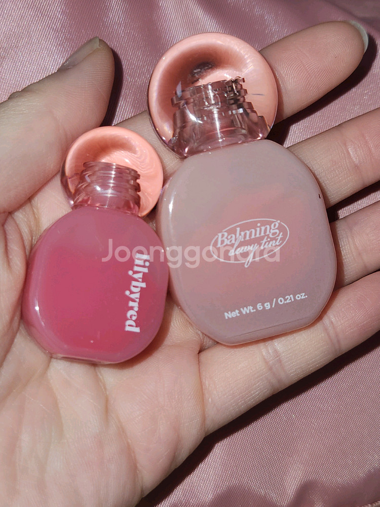 릴리바이레드 바밍 듀이 틴트 1호 로우키피치+스퀴즈애플--1