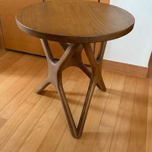 원목 까페 쇼파 침실 테이블 라운드 코너 티테이블 디자