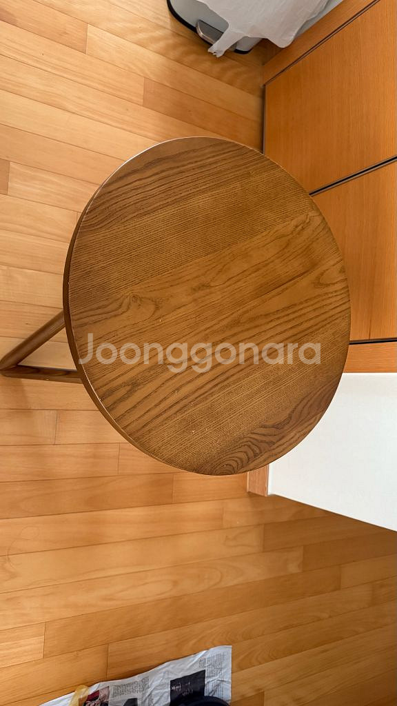 원목 까페 쇼파 침실 테이블 라운드 코너 티테이블 디자--3