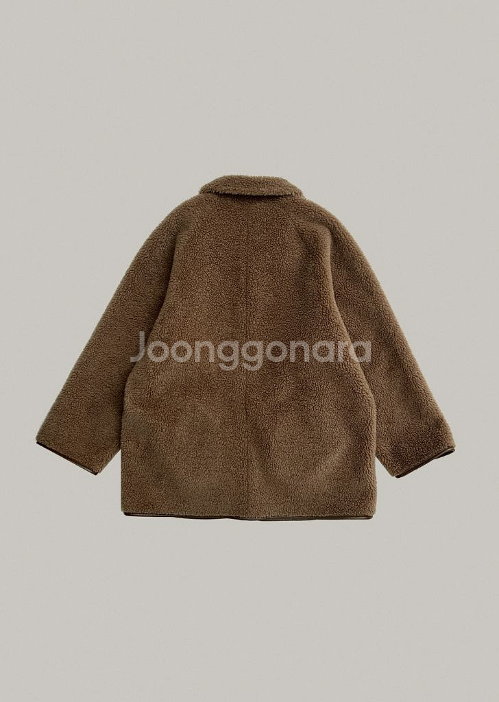 어그스트 시어링 무스탕 브라운 새제품--1