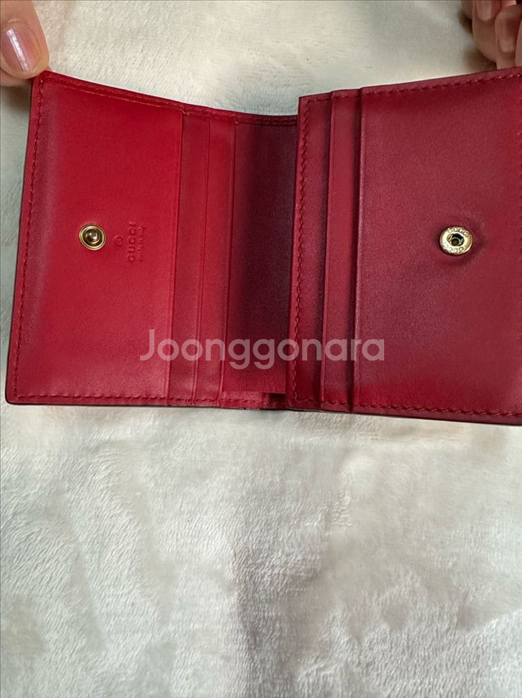 눈부시게 빛나는 보석! 구찌 체리 장식 GG 수프림 반지갑 (476050) 풀세트 판매합니다 사랑스러운 체리 장식--5