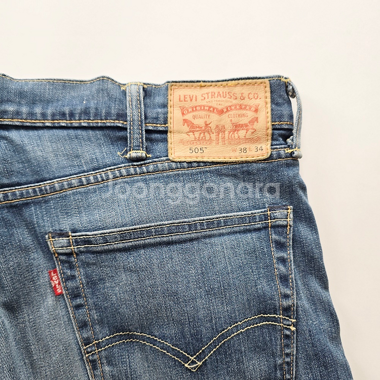 리바이스 505 청바지 스판 데님 사이즈38 R2752--2
