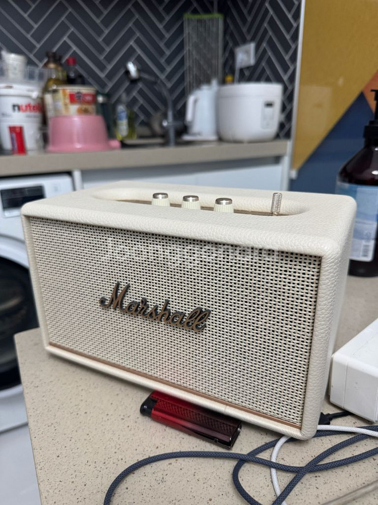 마샬 액톤3 크림 블루투스 스피커--0