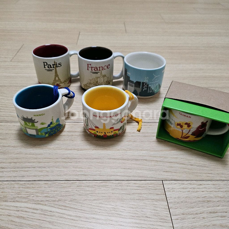 스타벅스 시티머그 데미타세 유아히어 오너먼트--0