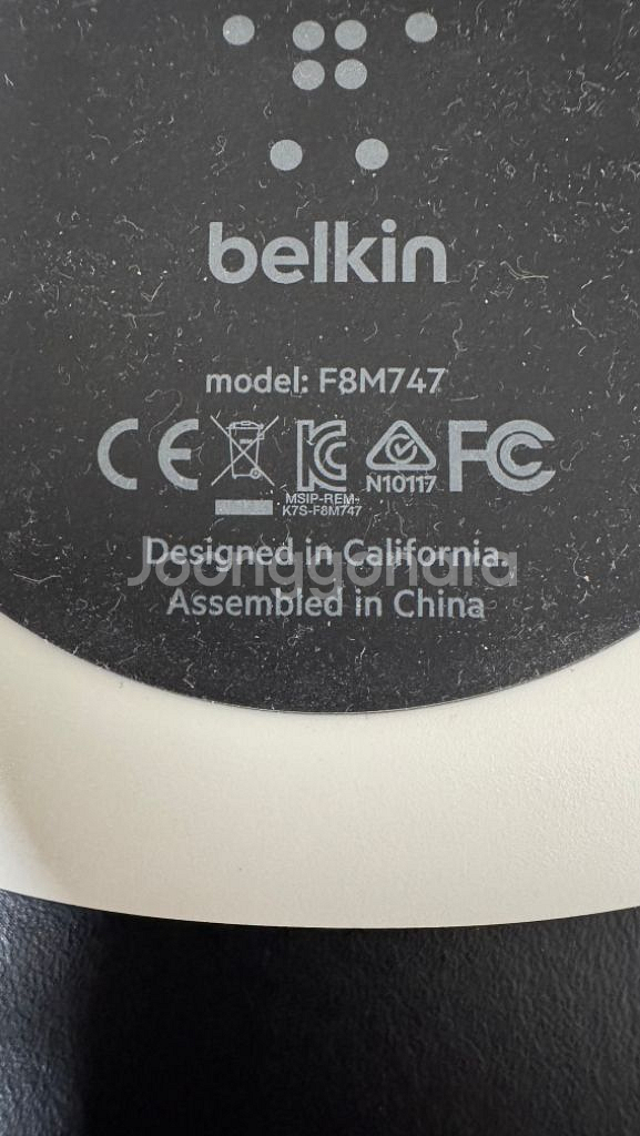 벨킨 아이폰 갤럭시 애플 삼성 무선패드 충전기 정품사진--5