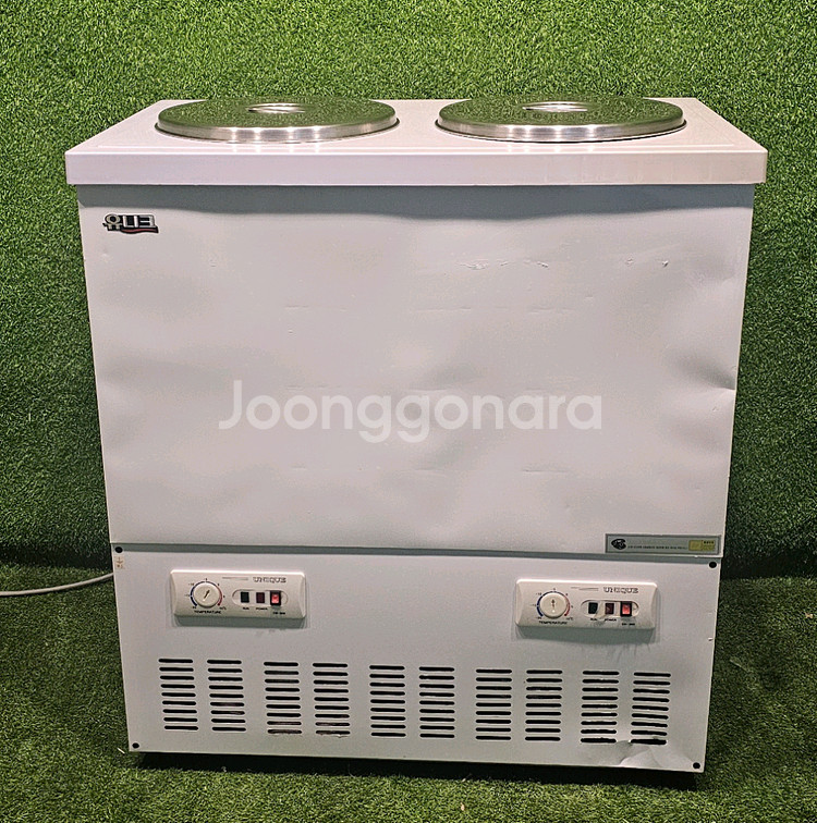 유니크 2말 2구 육수 냉장고 팝니다--1