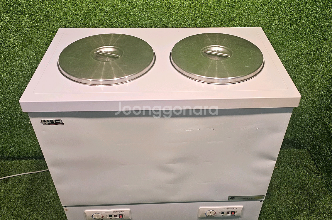 유니크 2말 2구 육수 냉장고 팝니다--3