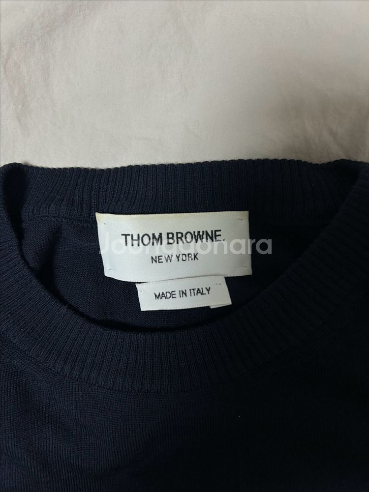 톰브라운 울니트 네이비 2--2