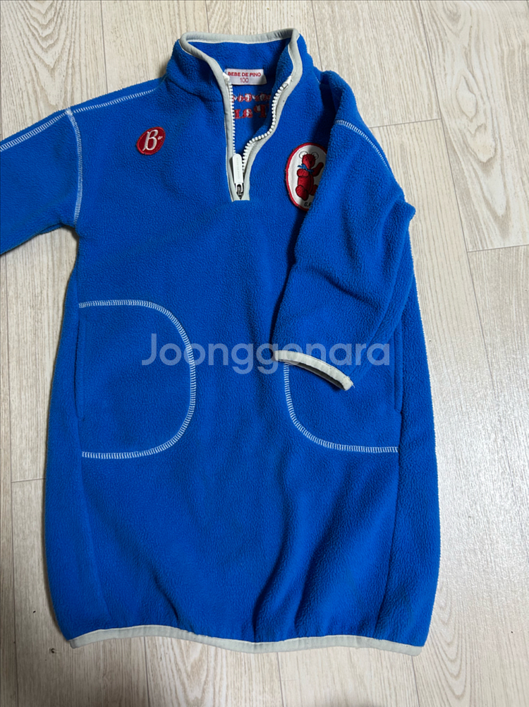 베베드피노 100 테디 하이넥 플리스 원피스 + 튤립--0