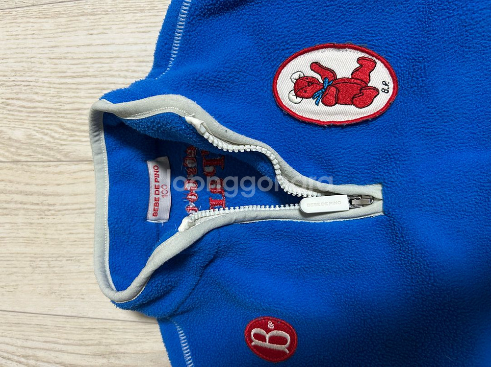 베베드피노 100 테디 하이넥 플리스 원피스 + 튤립--1