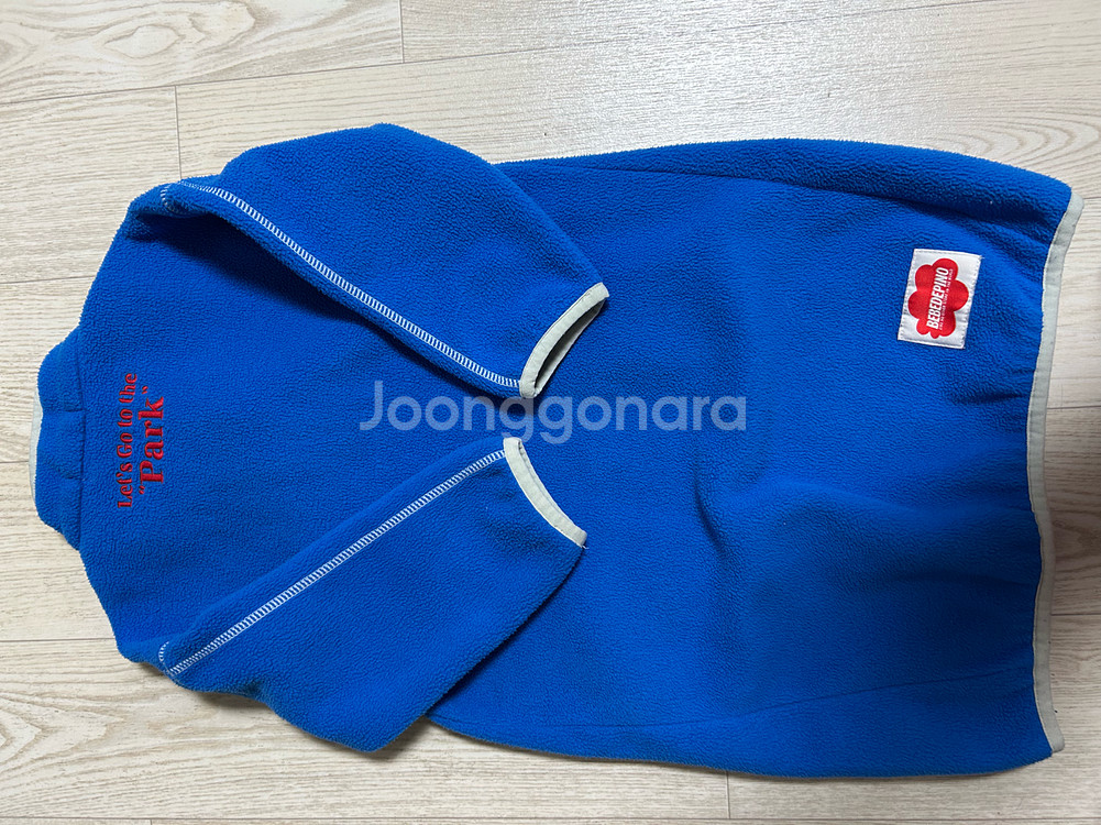 베베드피노 100 테디 하이넥 플리스 원피스 + 튤립--2