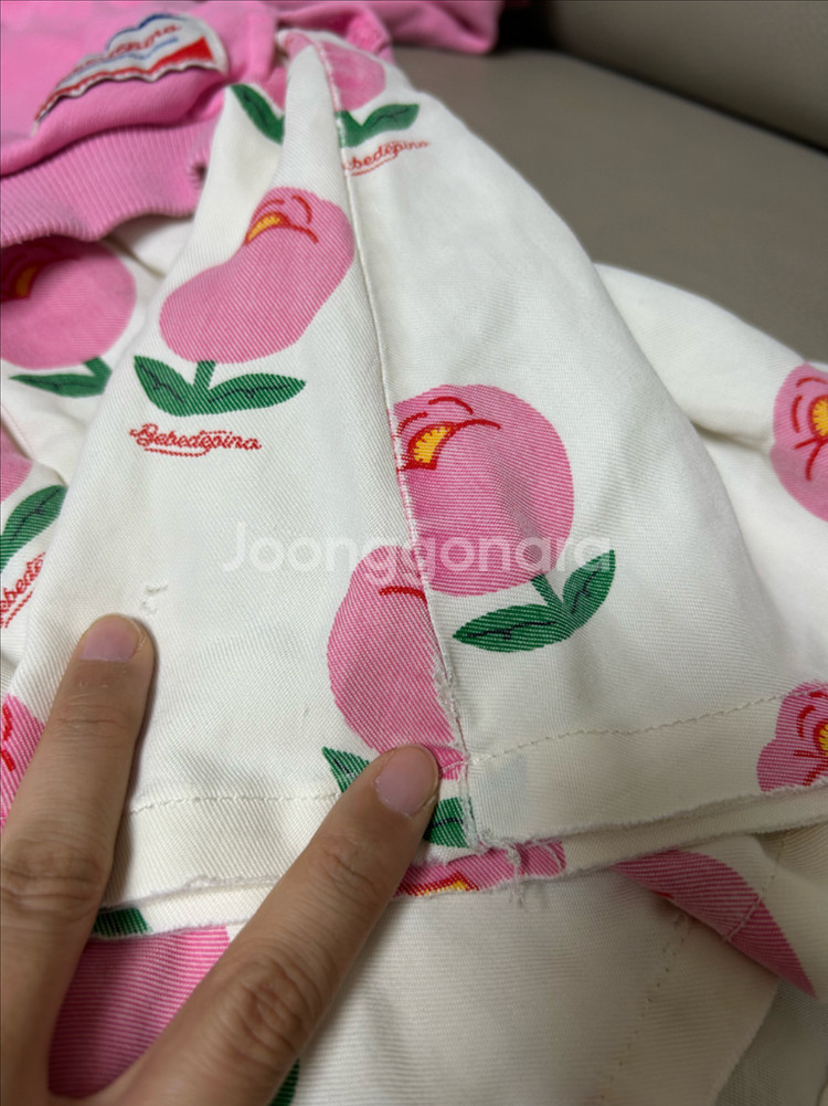 베베드피노 100 테디 하이넥 플리스 원피스 + 튤립--8