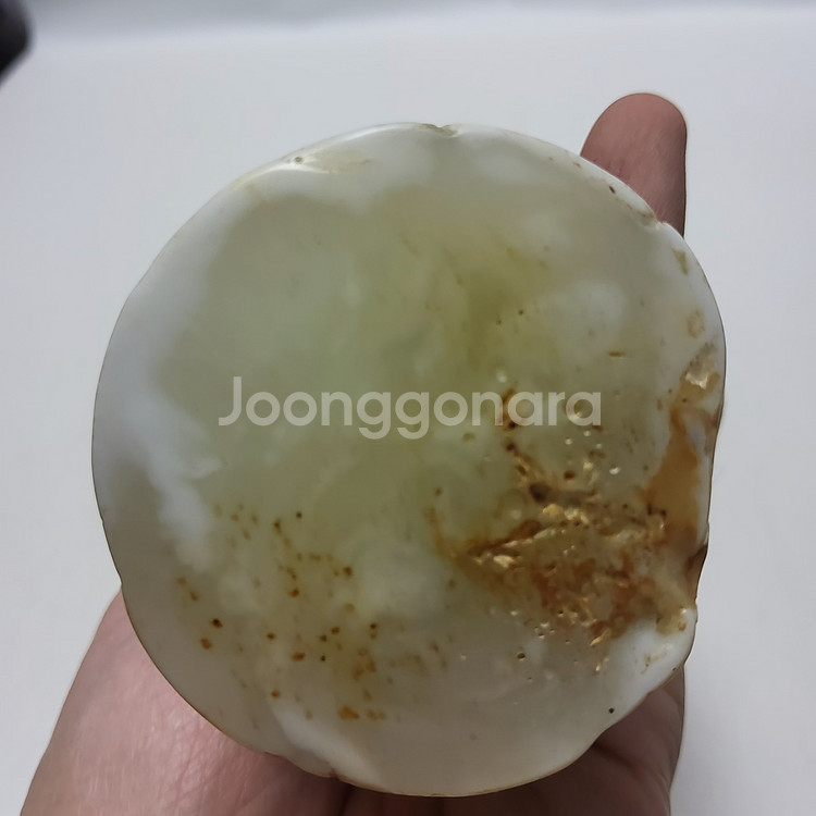 백옥 관세음 불상 높이21cm 무게456g--3