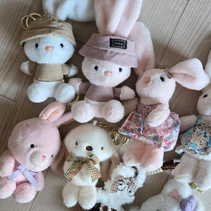 토끼 인형 키링