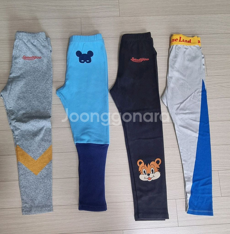 베베드피노 레깅스 4종 일괄 130사이즈(택포가)--0