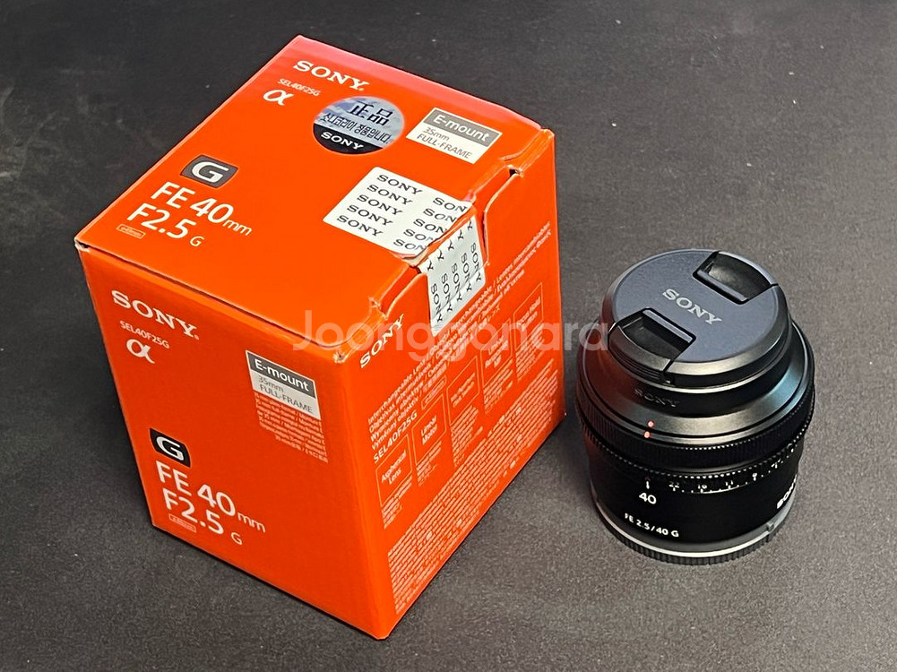 소니 FE 40mm F2.5 G 렌즈--0