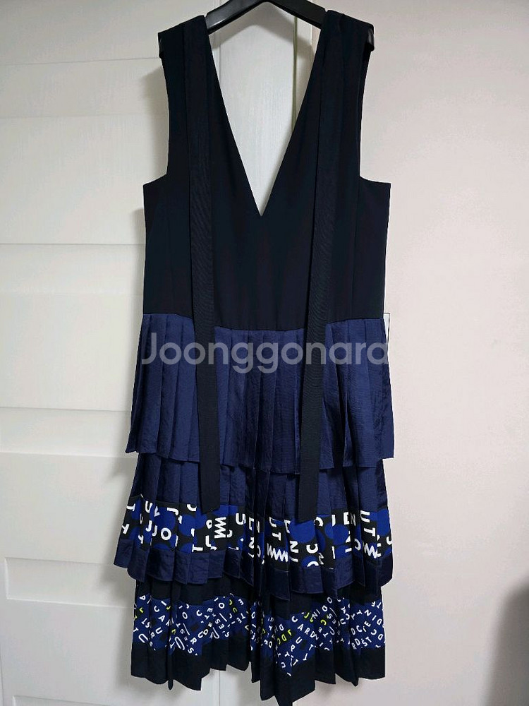 럭키슈에뜨- jdc 믹스 플리츠 롱 원피스 (36)--0