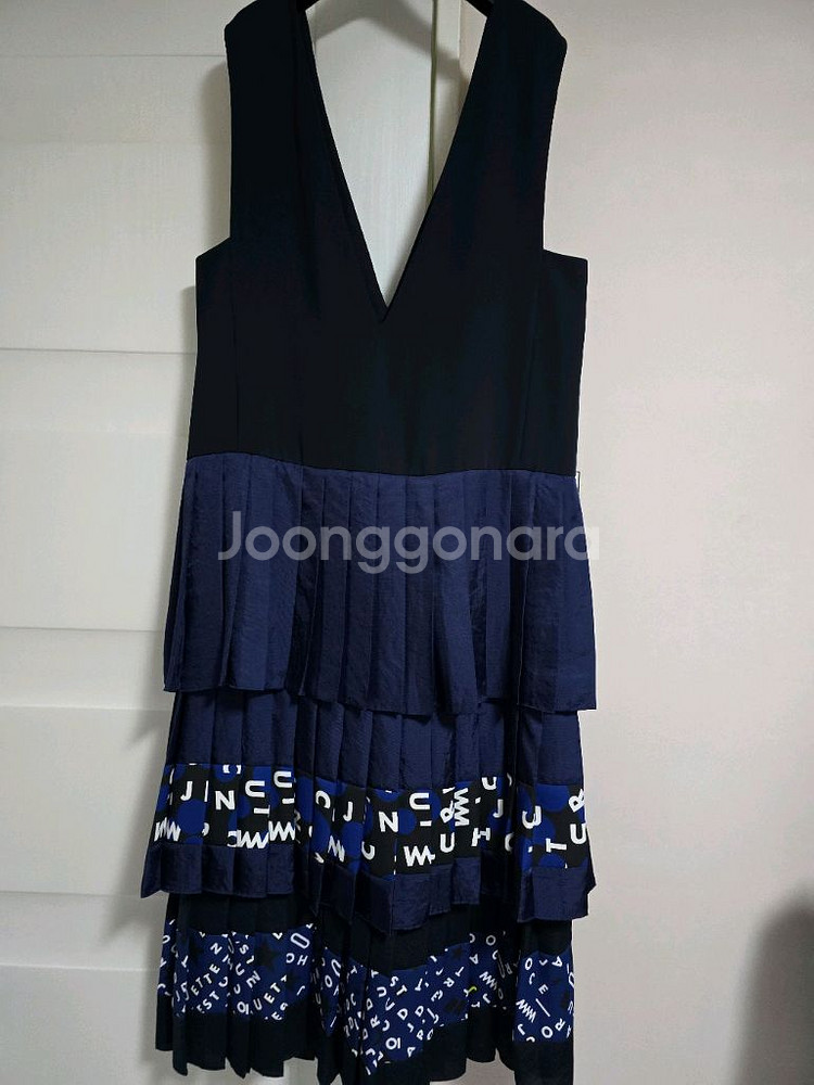 럭키슈에뜨- jdc 믹스 플리츠 롱 원피스 (36)--3