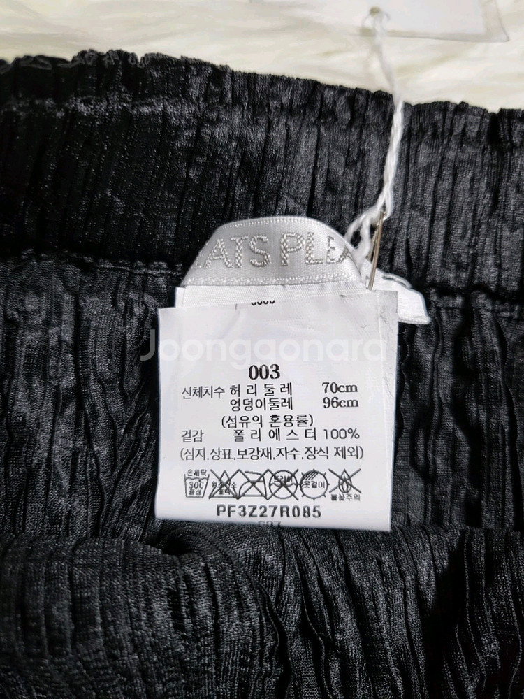 플리츠플리즈 스커트 스노우드롭 스커트 블랙 3사이즈--3