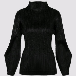 이세이미야케 플리츠플리즈 탑 스노우드롭 탑 블랙 3사이즈