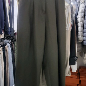 아크네 스튜디오 카키색 와이드 팬츠36