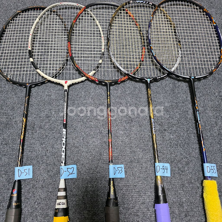 카본 경기용 선수용 배드민턴 라켓 판매합니다--2