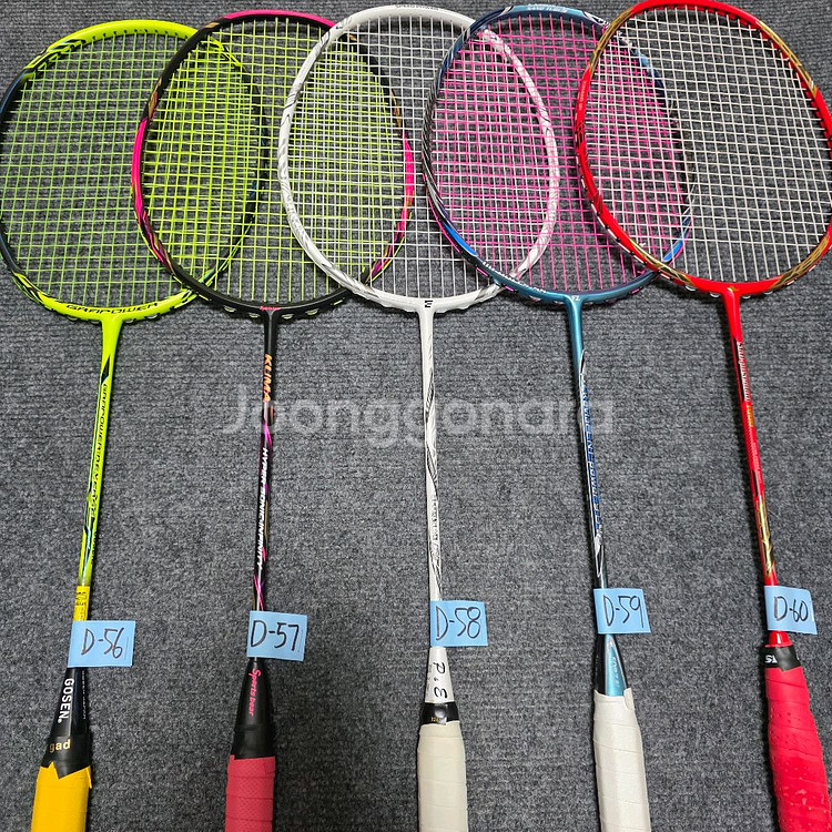 카본 경기용 선수용 배드민턴 라켓 판매합니다--3