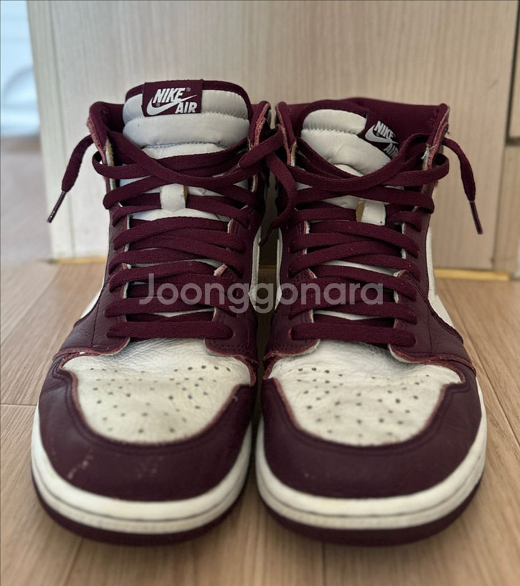 나이키 조던 1 레트로 하이 OG 보르도 280--0