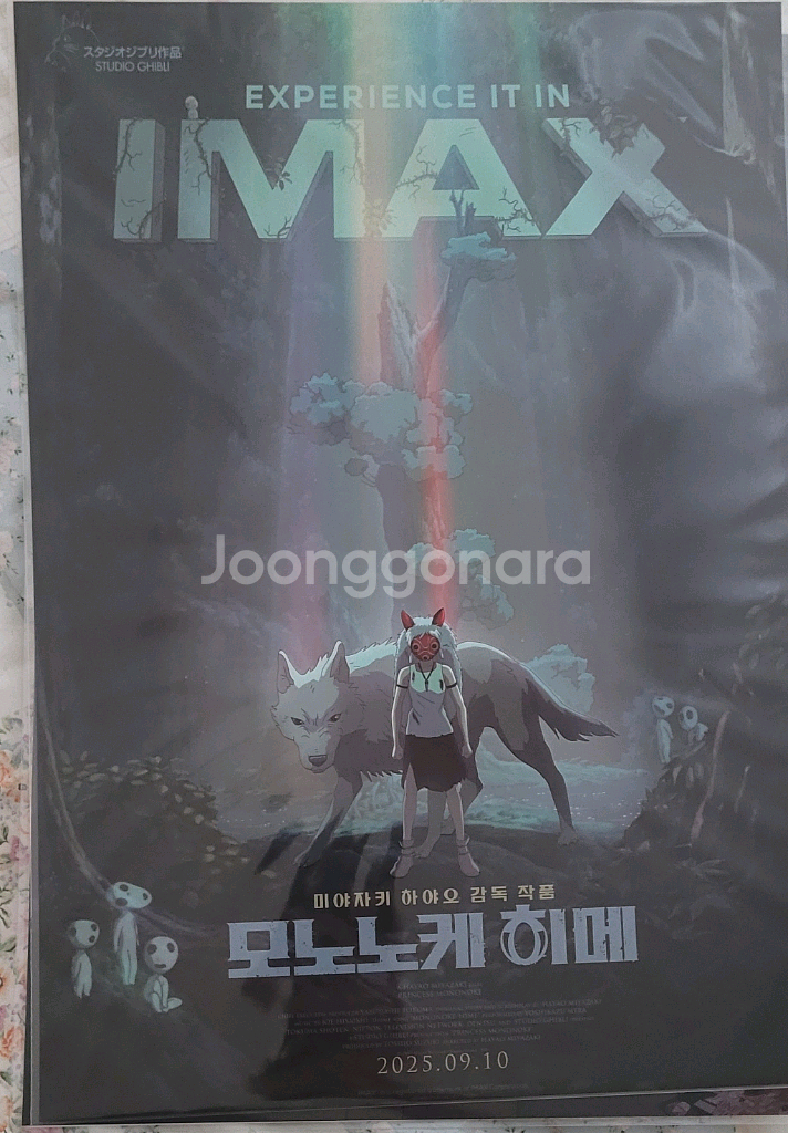 룩백 아트그라피 1차, 모모노케히메 아이맥스 포스터--1