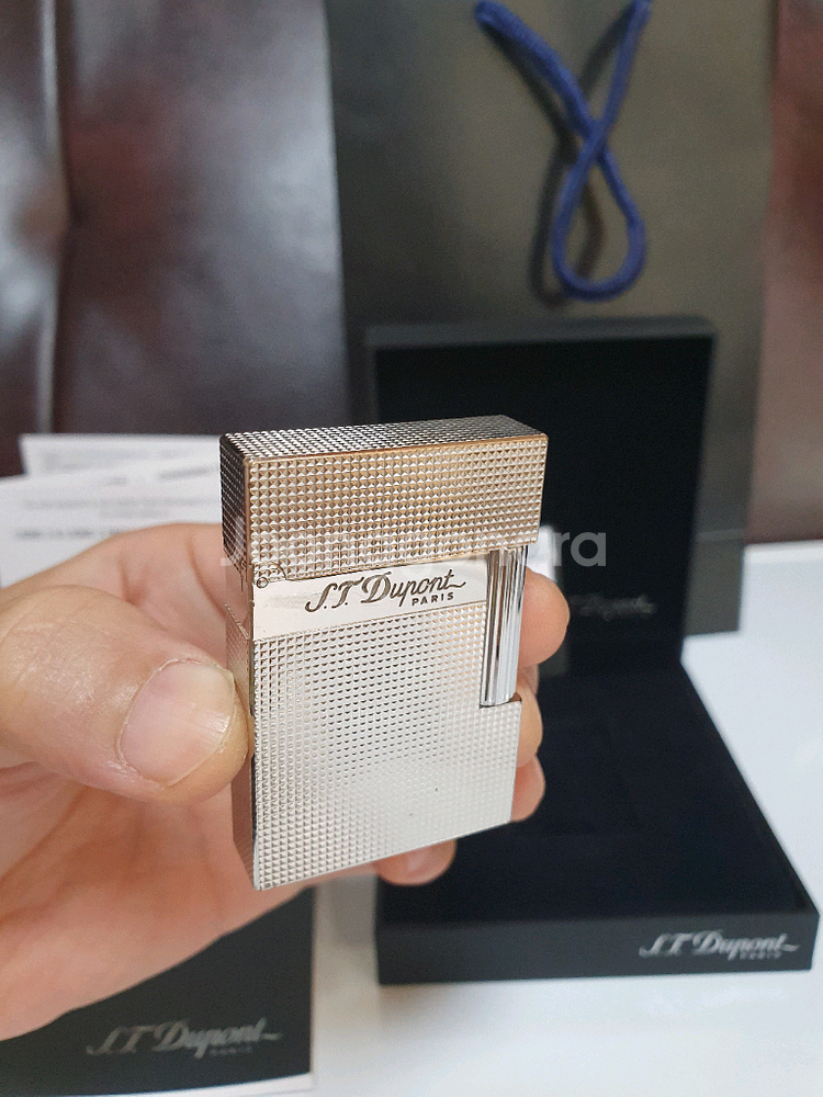 백화점판 듀퐁라이터 뉴 라인2 신형 ca18690 백금--0