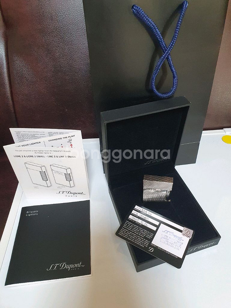 백화점판 듀퐁라이터 뉴 라인2 신형 ca18690 백금--3