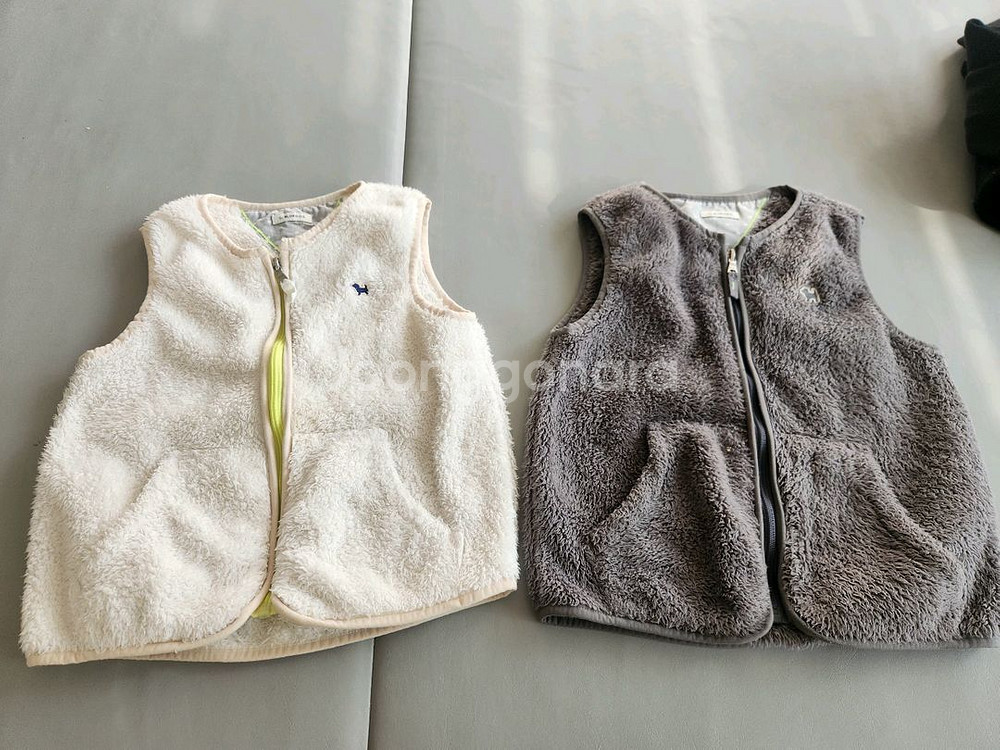 블루독 털조끼 120사이즈 2벌--7