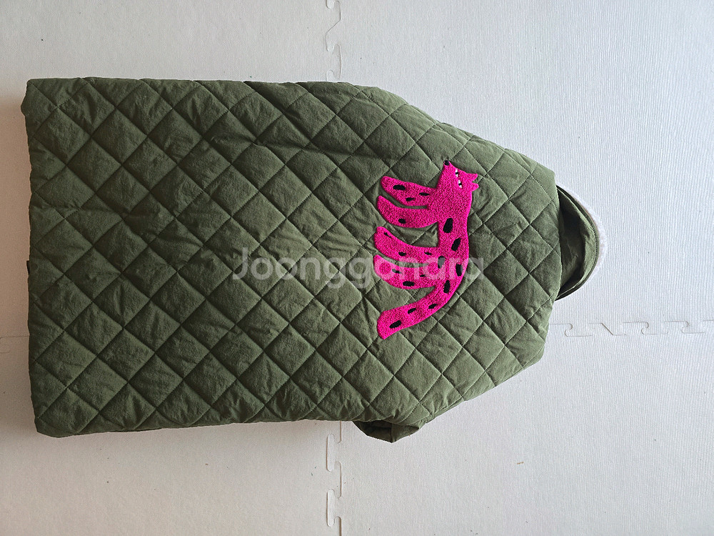 리미떼두두 레오파드 패딩야상 코트 3XL--2