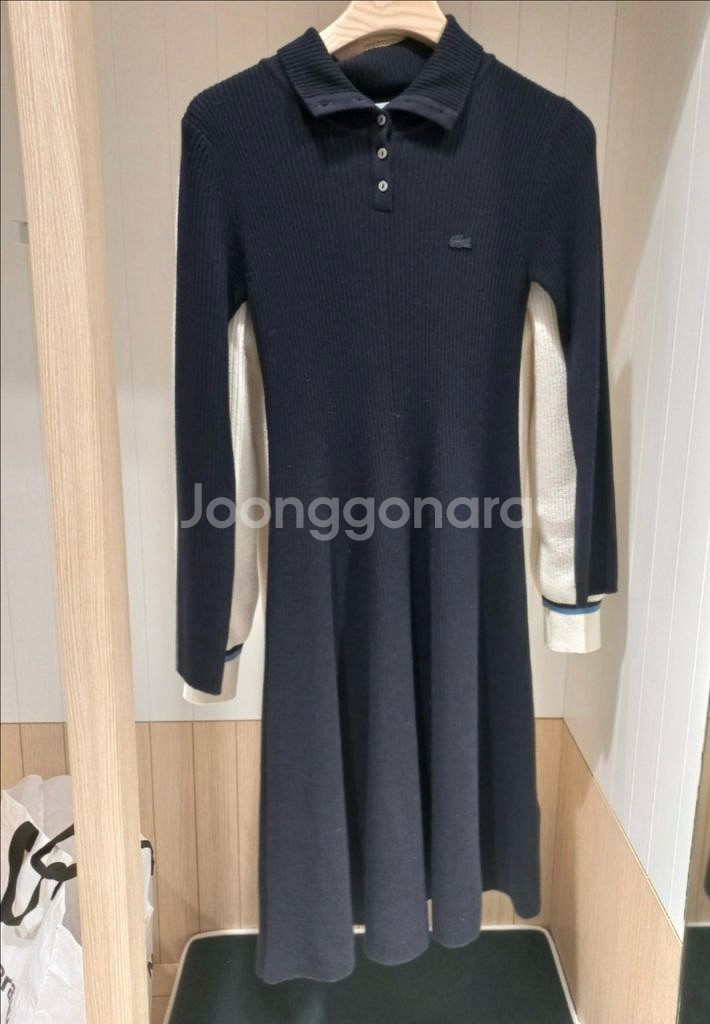 라코스테 여성 니트 원피스--1