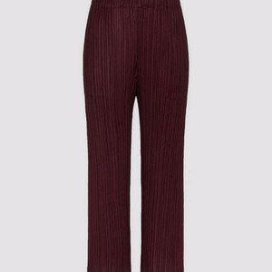 이세이미야케 플리츠플리즈 바지 10월 먼슬리 팬츠 브라운 2사이즈