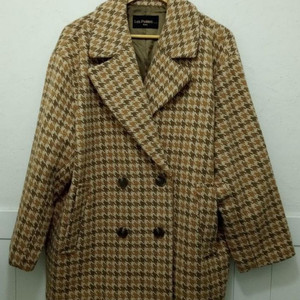 더블브레스트 체크 코트 자켓 88