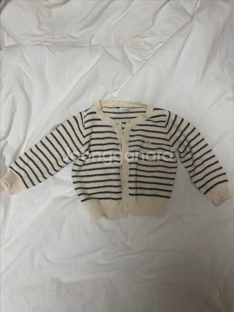 유레브 스트라이프 가디건 M--0