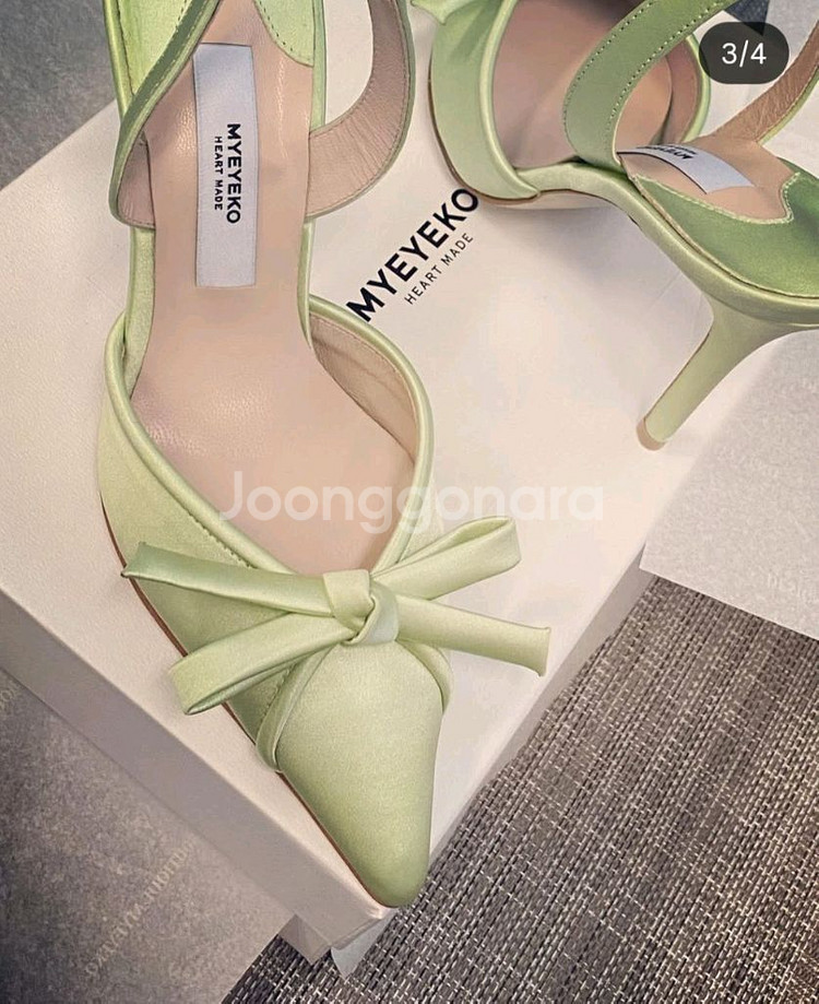 마이아이코 클래식 그레이스 슬링백 아이보리 37 (240) 판매합니다.새상품!--7