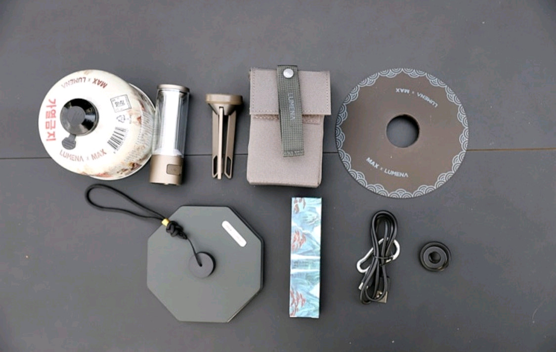 새상품) 맥스X루메나 한정판 랜턴 일월오봉도 팝니다(가스 빼고) 이미지