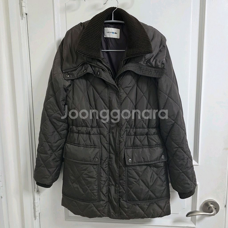 라코스테 퀼팅 자켓--0