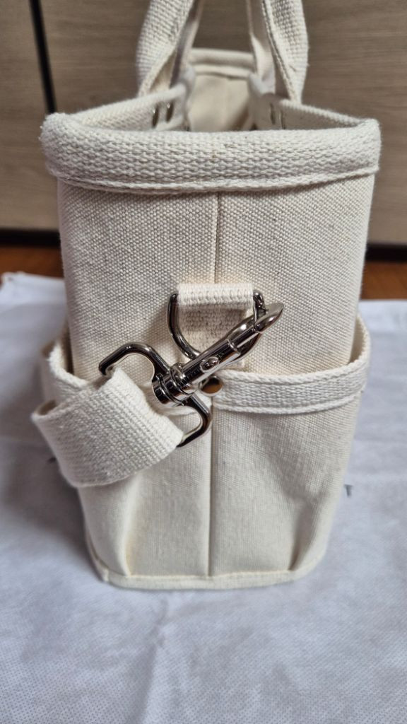 아밤 화이트 텀블러백 미디움--2