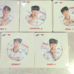 T1 x Cass - 도오페구케 코스터 5종 세트