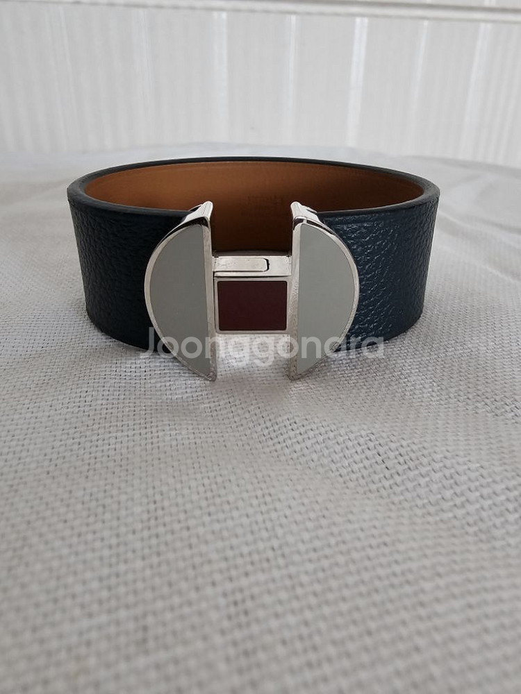 에르메스 정품 가죽팔찌--0