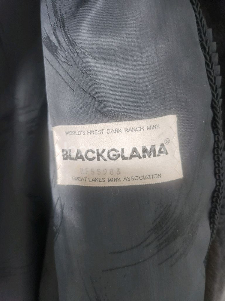 진도모피 여성용 밍크 코트 블랙그라마--6