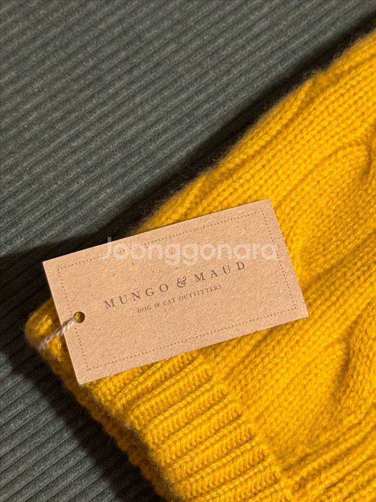 (새제품) Mungo & Maud 강아지 고양이 캐시미어 풀오버 / 애견용품 강아지 옷--1